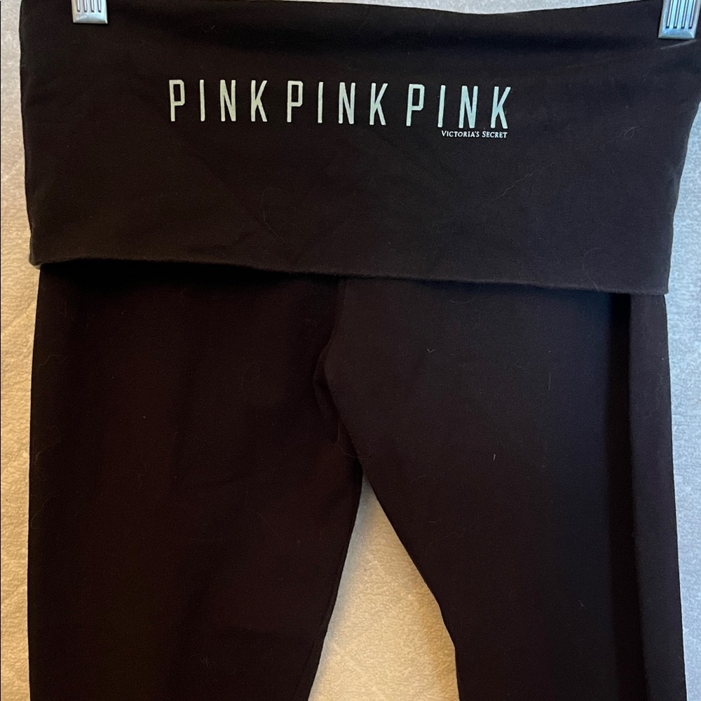 Vintage Rare Victoria's Secret PINK Foldover Leggings